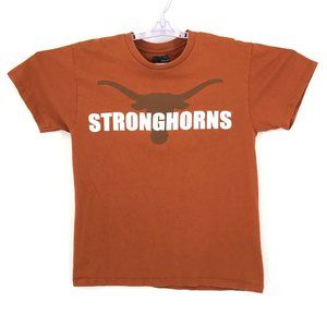 Texas Longhorns Mens Shirt Medium Orange Strong UT Football NCAA Majestic